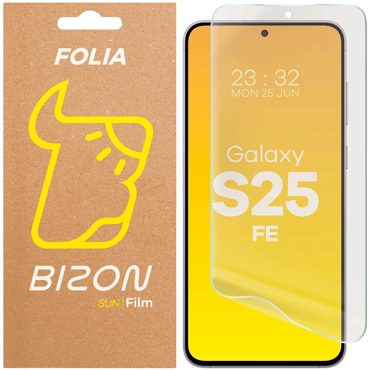 Folia ochronna Bizon matowa Film Sun do Samsung Galaxy S25 FE