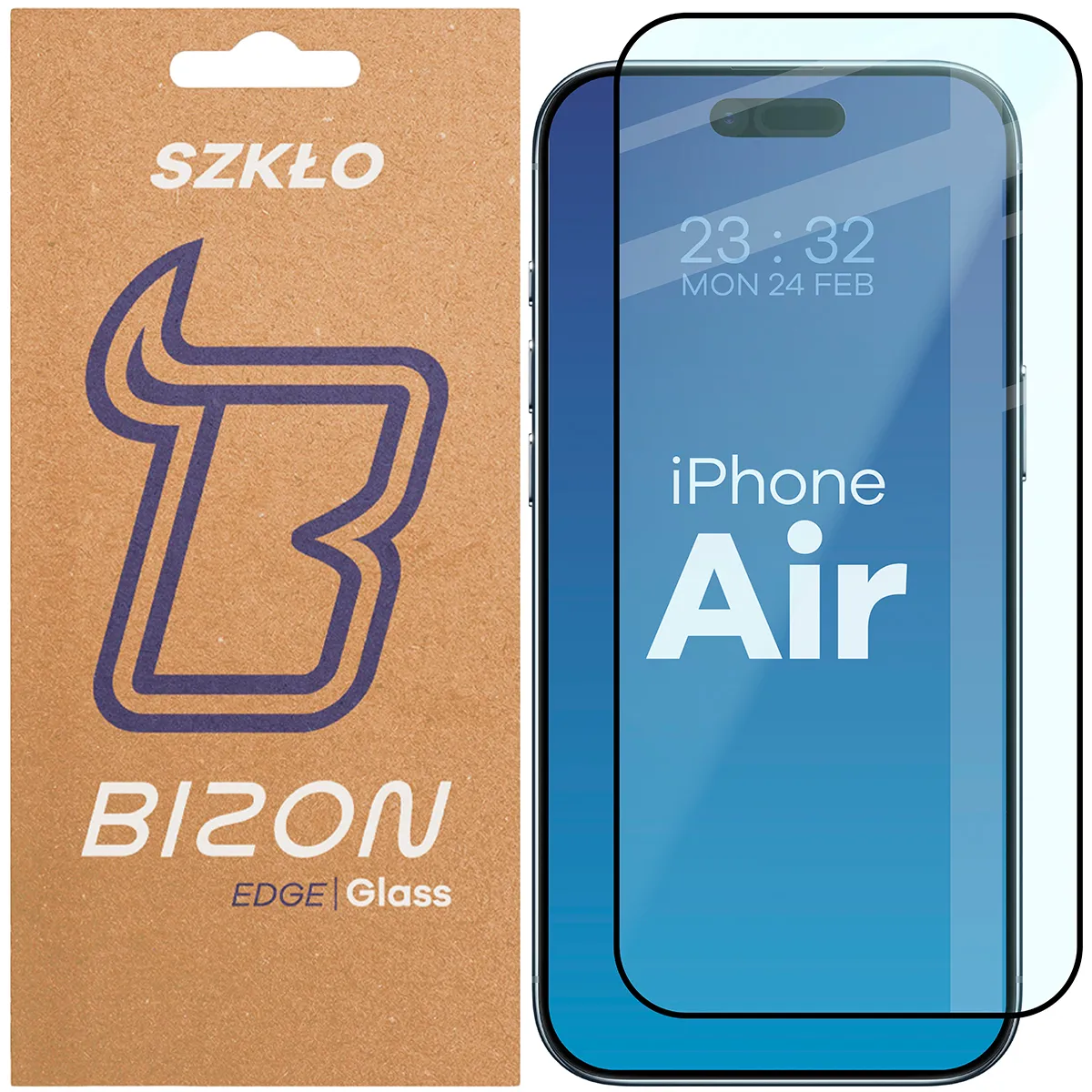 Szkło hartowane Bizon Edge 2 do iPhone Air