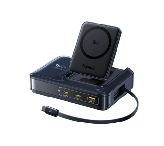 Zasilacz do laptopa Baseus Nomos NH21 5w1 160W Czarny