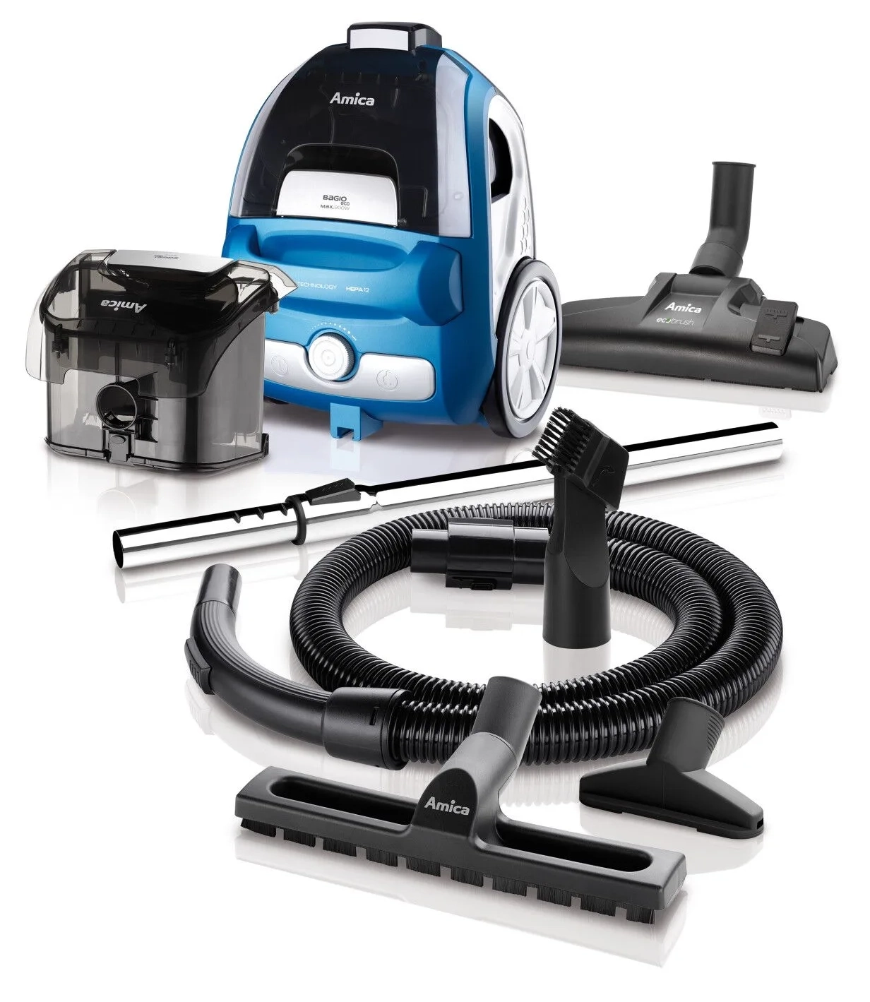 Odkurzacz Amica Bagio Eco VM 3041 900W Szczotka do parkietów