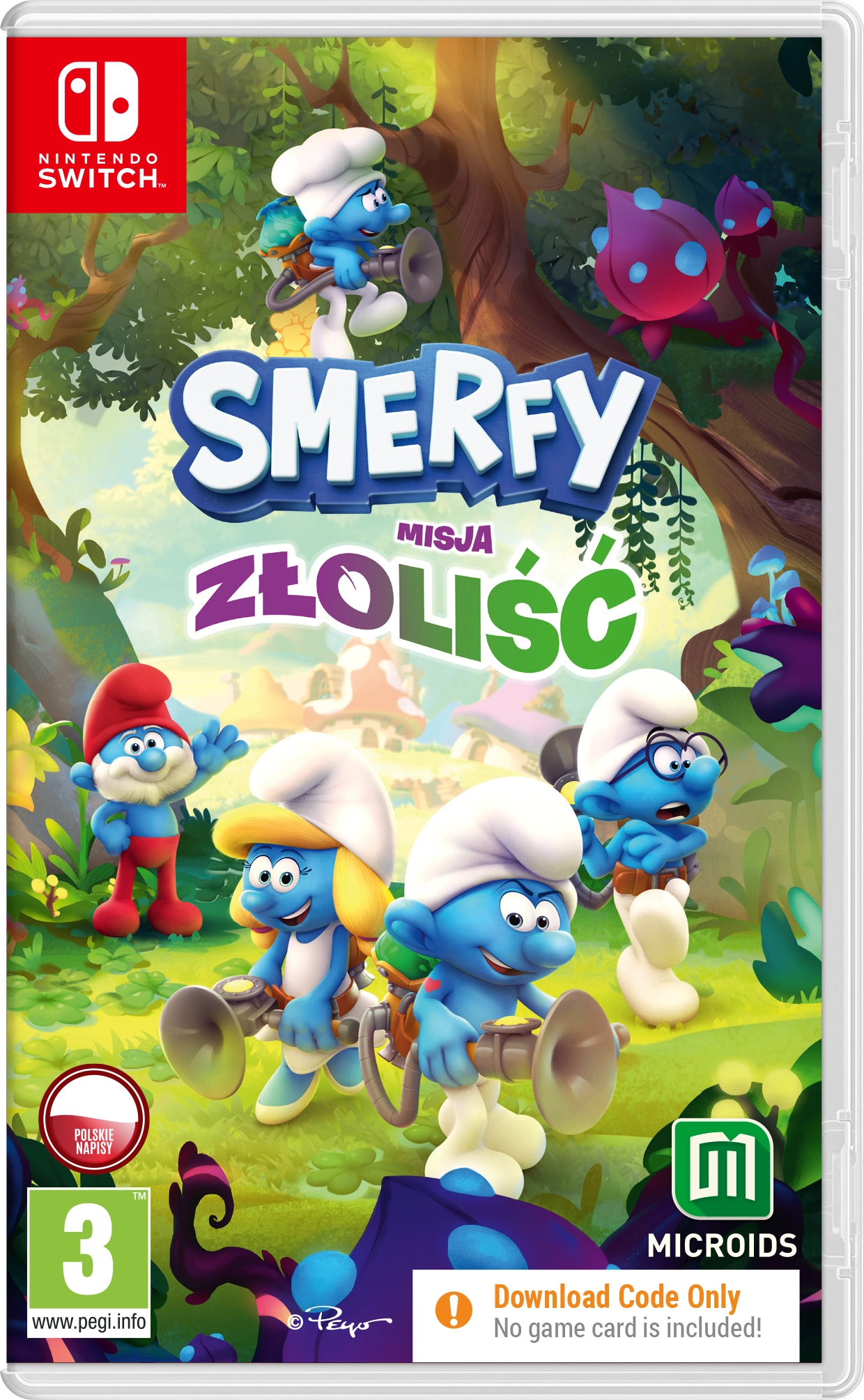 Smerfy Misja Złoliść Gra na Nintendo Switch miniaturka