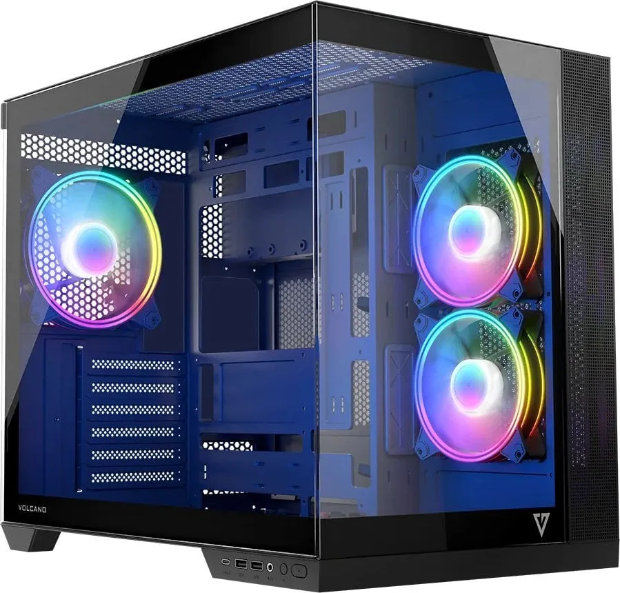 Obudowa MODECOM Panorama Apex ARGB 3F Szary