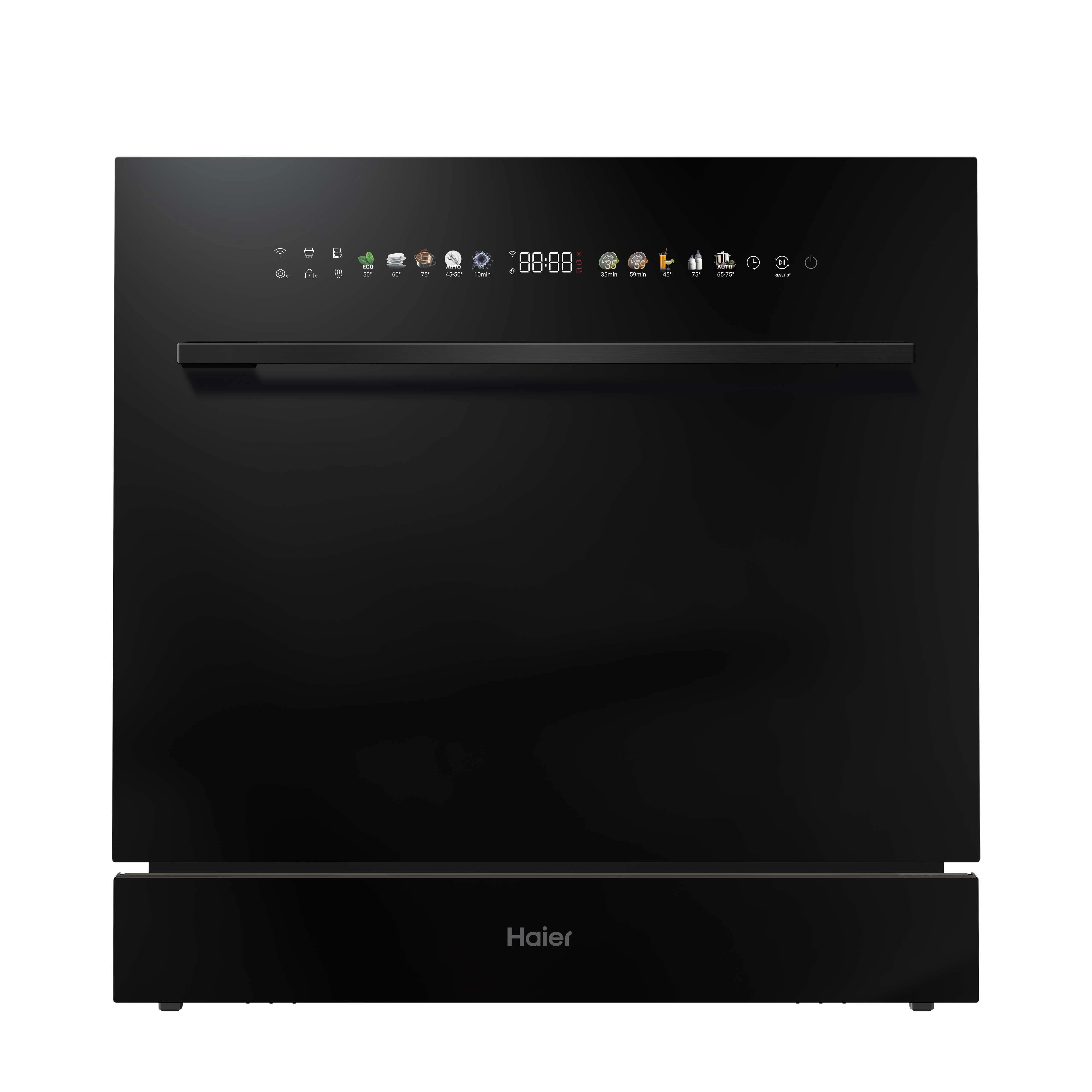 Zmywarka Haier XPI 8D9FFB Wall-in Do zabudowy modułowej Kolorowy wyświetlacz Zdalne sterowanie