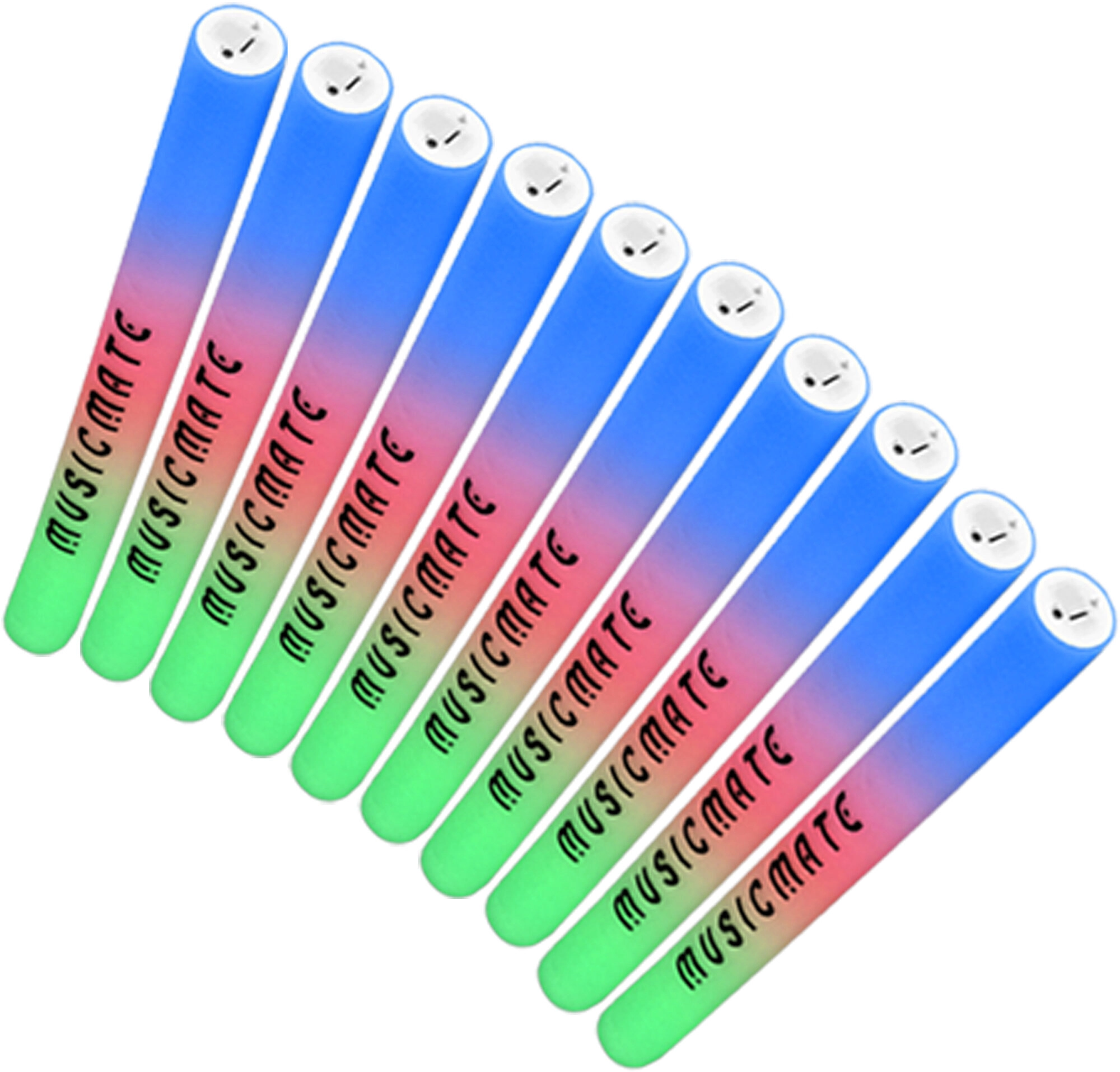 Oświetlenie imprezowe Musicmate Pałka piankowa RGB LED MM-A95 RainbowWands (10 szt.)
