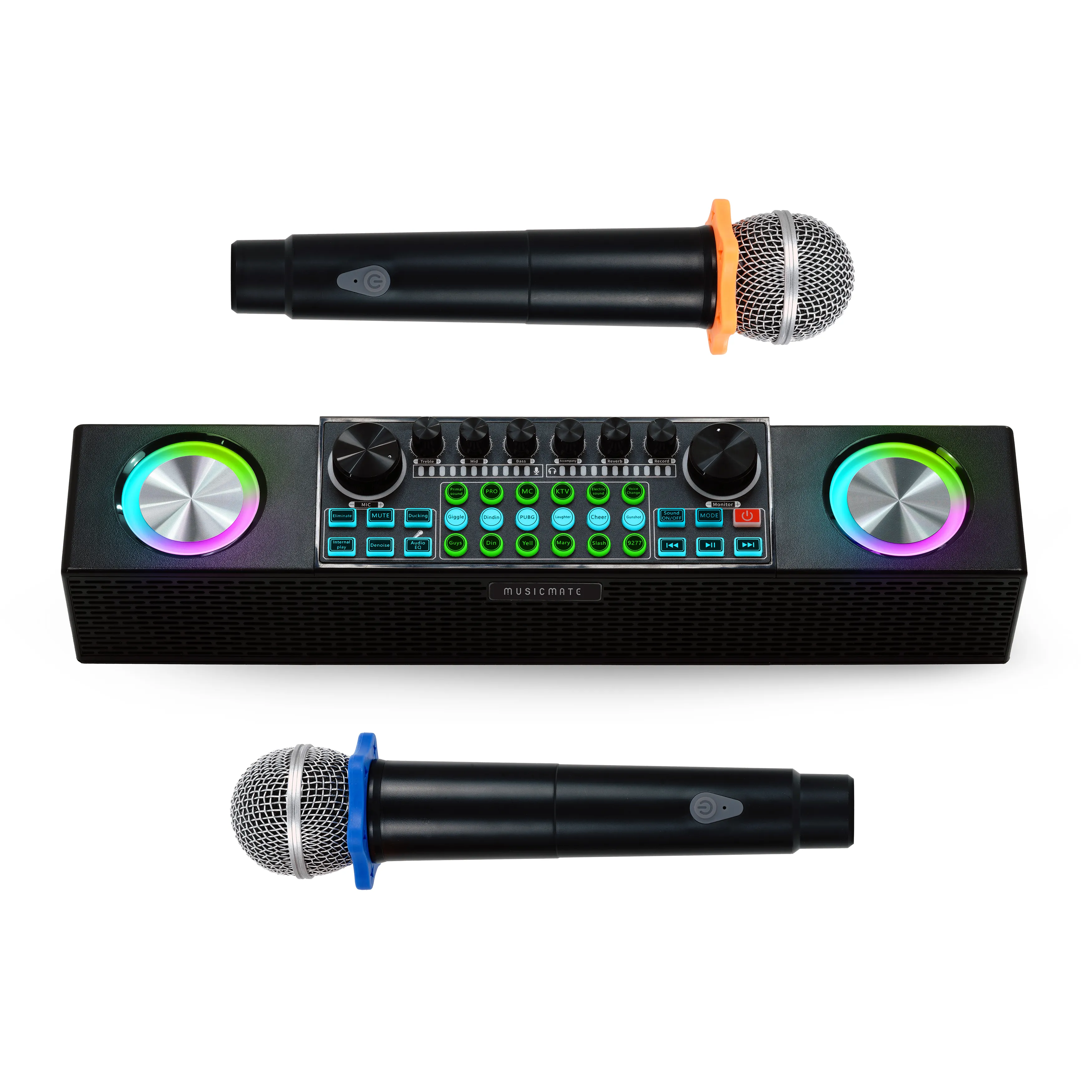 Zestaw karaoke Musicmate MM-SC500 SonicEdge 30W Bluetooth Czarny