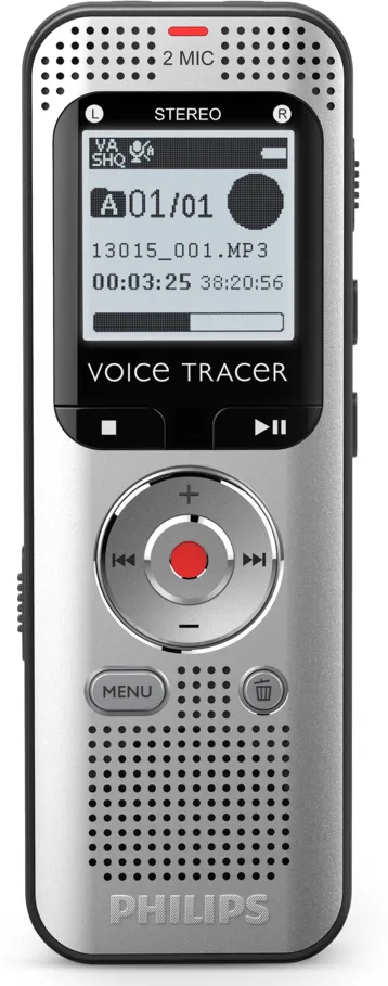 Dyktafon Philips DVT2015 Srebrny