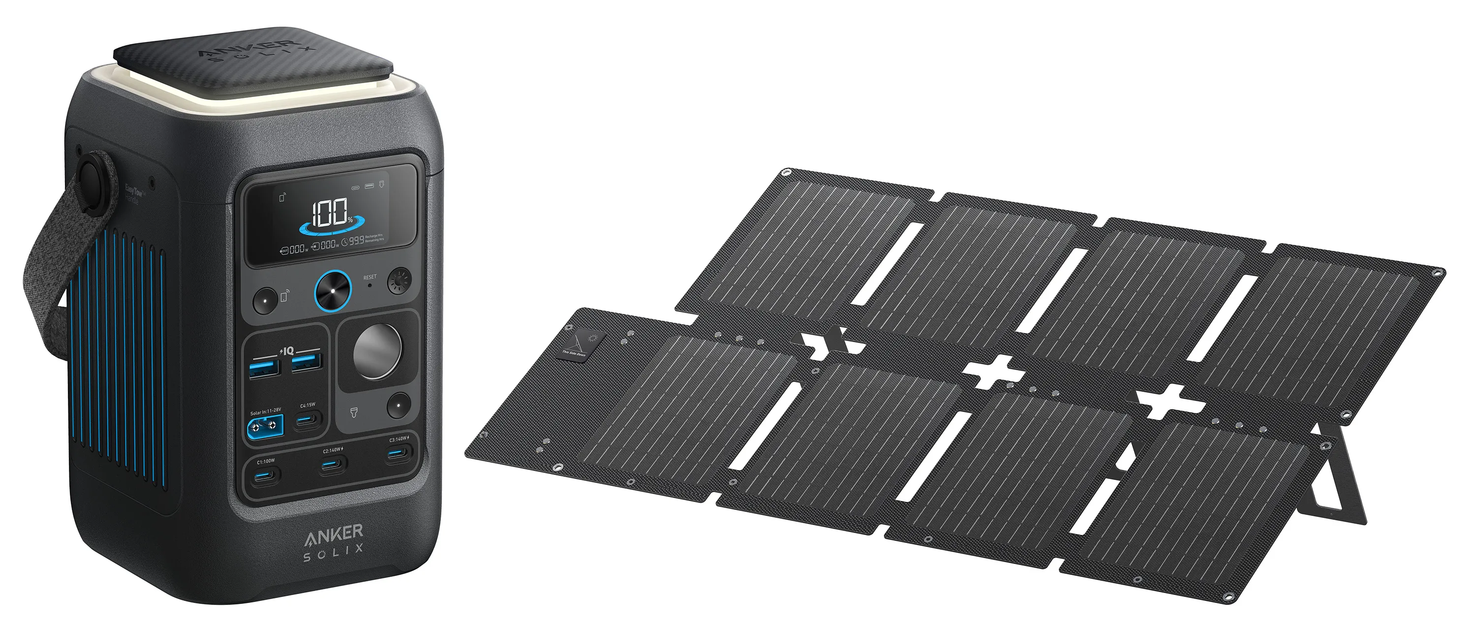 Stacja zasilania Anker Solix C300XDC 288Wh 300W + Panel solarny 60W