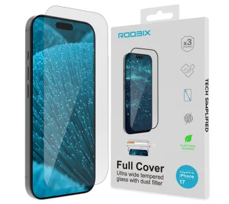 Szkło hartowane Roobix Super Clear do iPhone 17