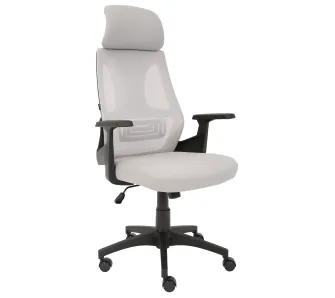 Fotel Cobra Office One HF305GY Biurowy do 150kg Tkanina Szary