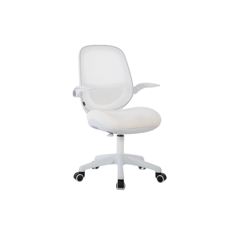 Fotel Cobra King Junior HF101WH Dla dzieci do 120kg Tkanina Biały