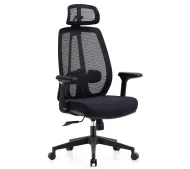 Cobra Office Plus HF504BK Biurowy do 150kg Tkanina Czarny