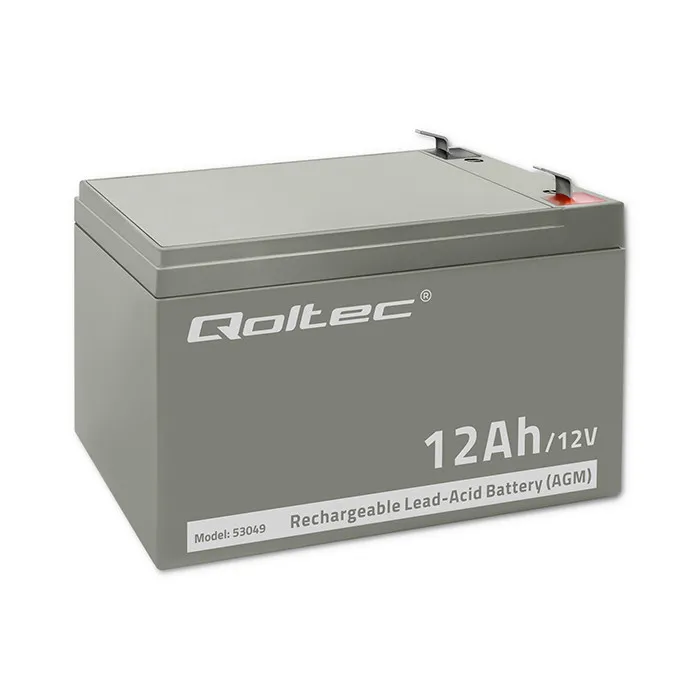 Akumulator Qoltec 53049 AGM 12V 12Ah