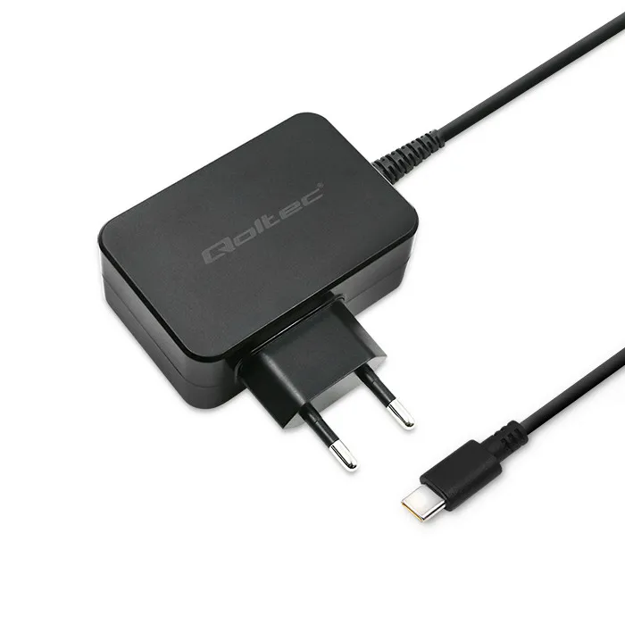 Ładowarka sieciowa Qoltec 51024 USB-C 65W Czarny