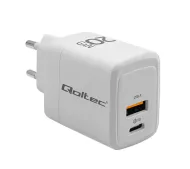 Qoltec GaN 20W Biały
