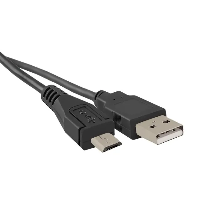 Kabel Qoltec 50494 USB-A do microUSB 0,25m Czarny