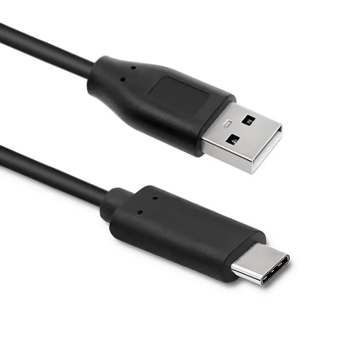 Kabel Qoltec 50489 USB-A do USB-C 1,5m Czarny