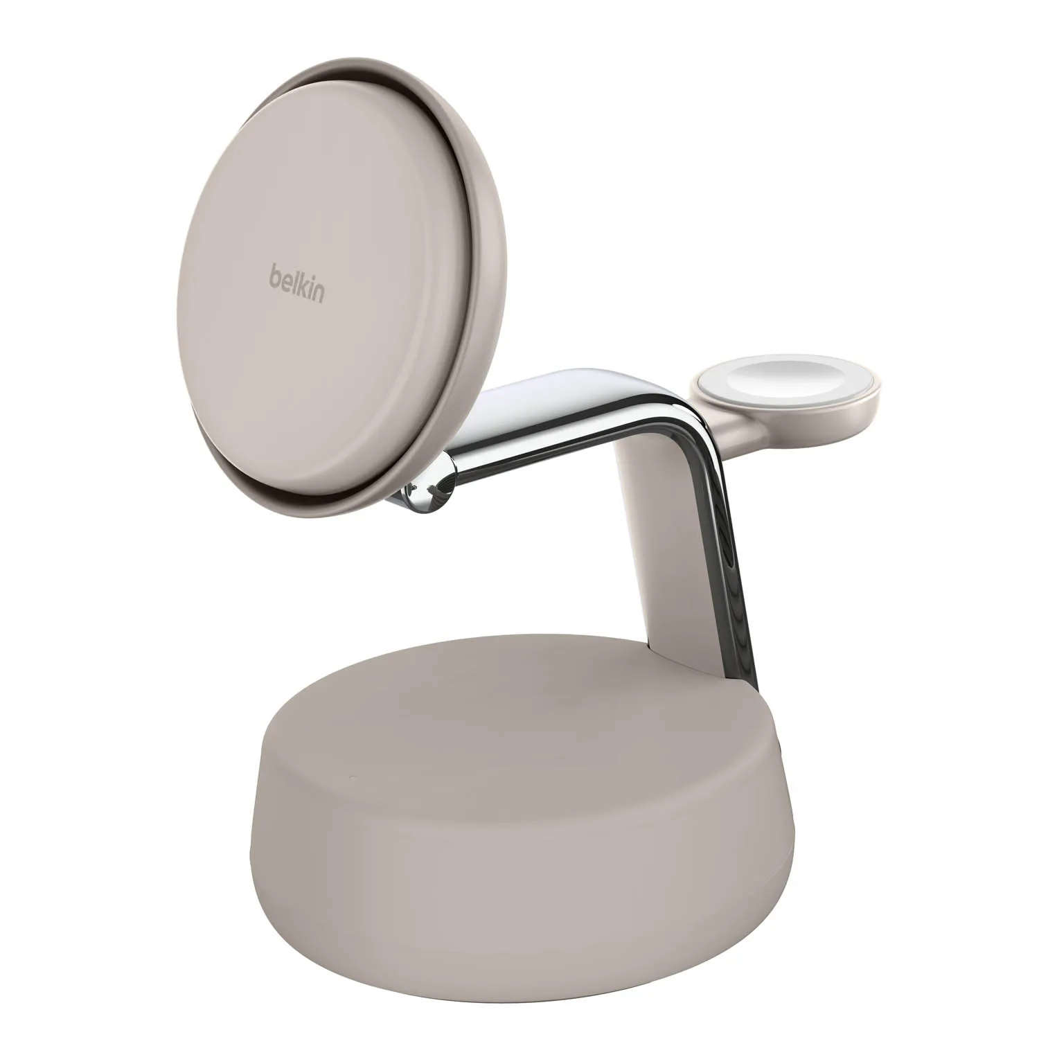 Ładowarka indukcyjna Belkin UltraCharge Pro 3w1 Qi2 25W Zasilacz 45W Beżowy