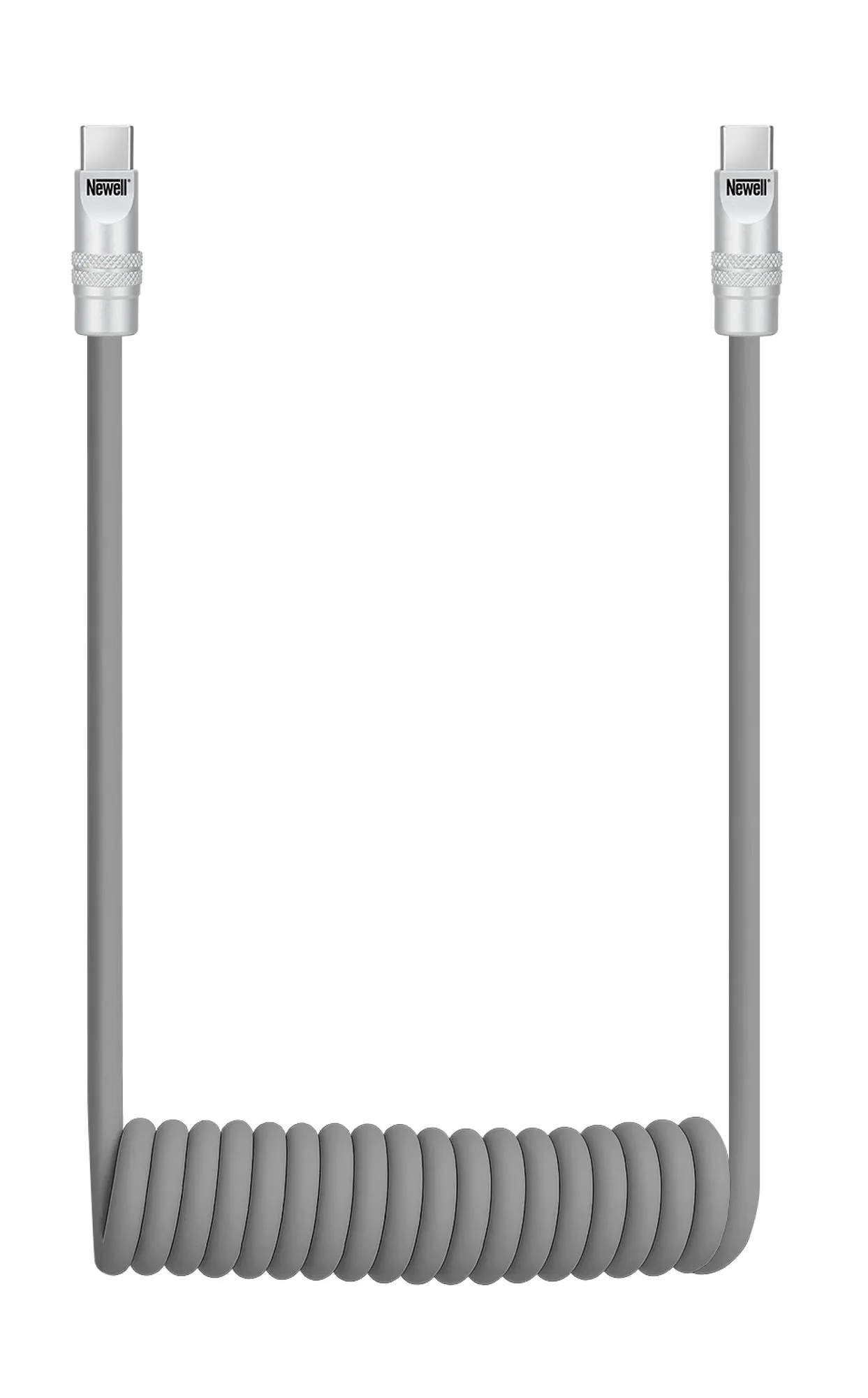 Kabel Newell NL4990 USB-C do USB-C 100W 1,5m Szary