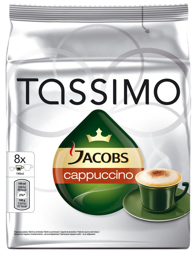Kapsułki Tassimo Jacobs Cappuccino 260g