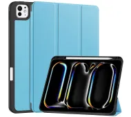 Bizon Case Tab Lizard z klapką do iPad Pro 11" 2025 / 2024 Błękitny