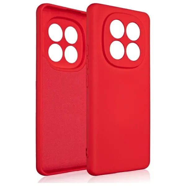 Etui Beline Silicone do Xiaomi Redmi Note 14 Pro Plus 5G Czerwony