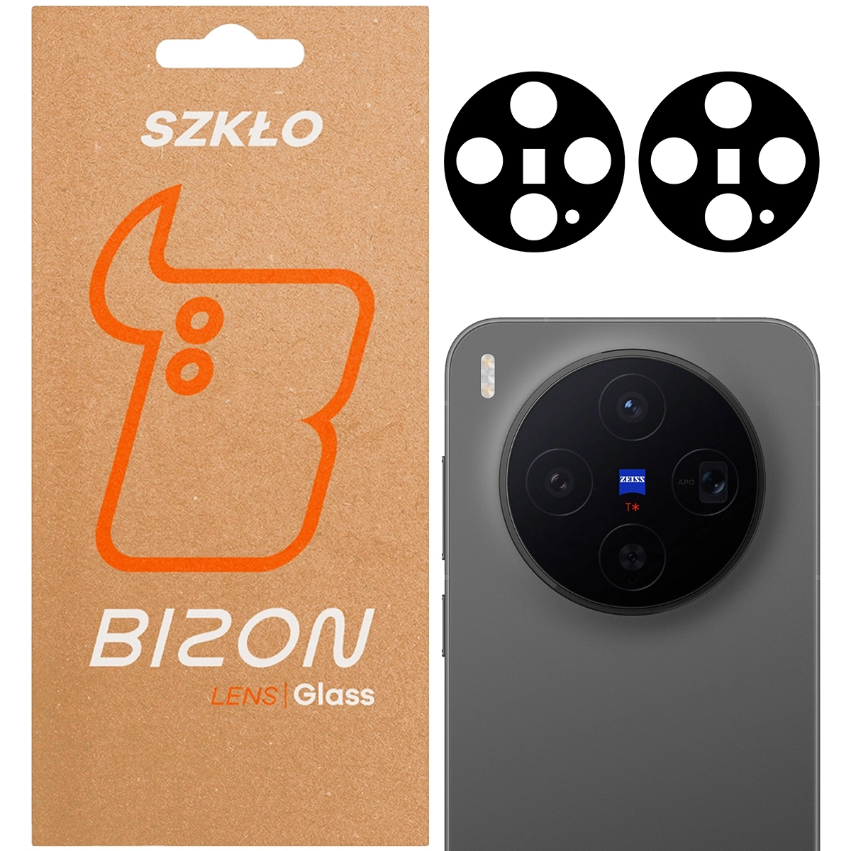 Szkło ochronne Bizon na aparat Silk Lens do Vivo X300