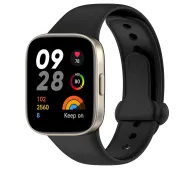 Bizon Strap Watch Nessy do Xiaomi Redmi Watch 3 Czarny