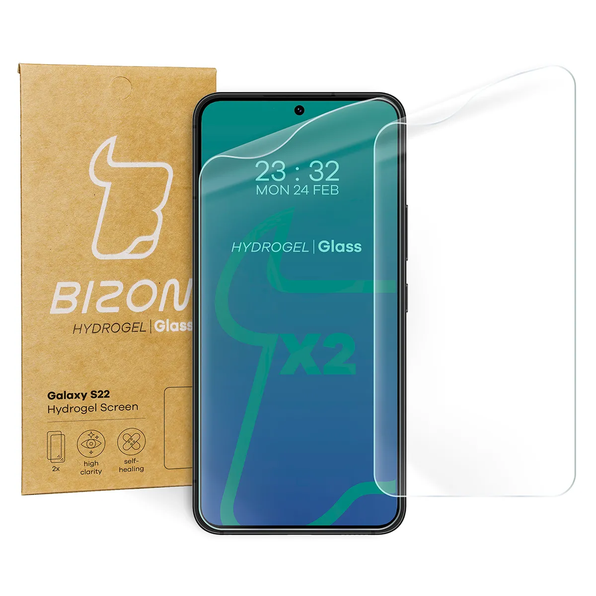 Folia hydrożelowa Bizon na ekran Hydrogel Front do Samsung Galaxy S22