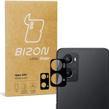 Szkło ochronne Bizon na aparat Silk Lens do Oppo A96 4G