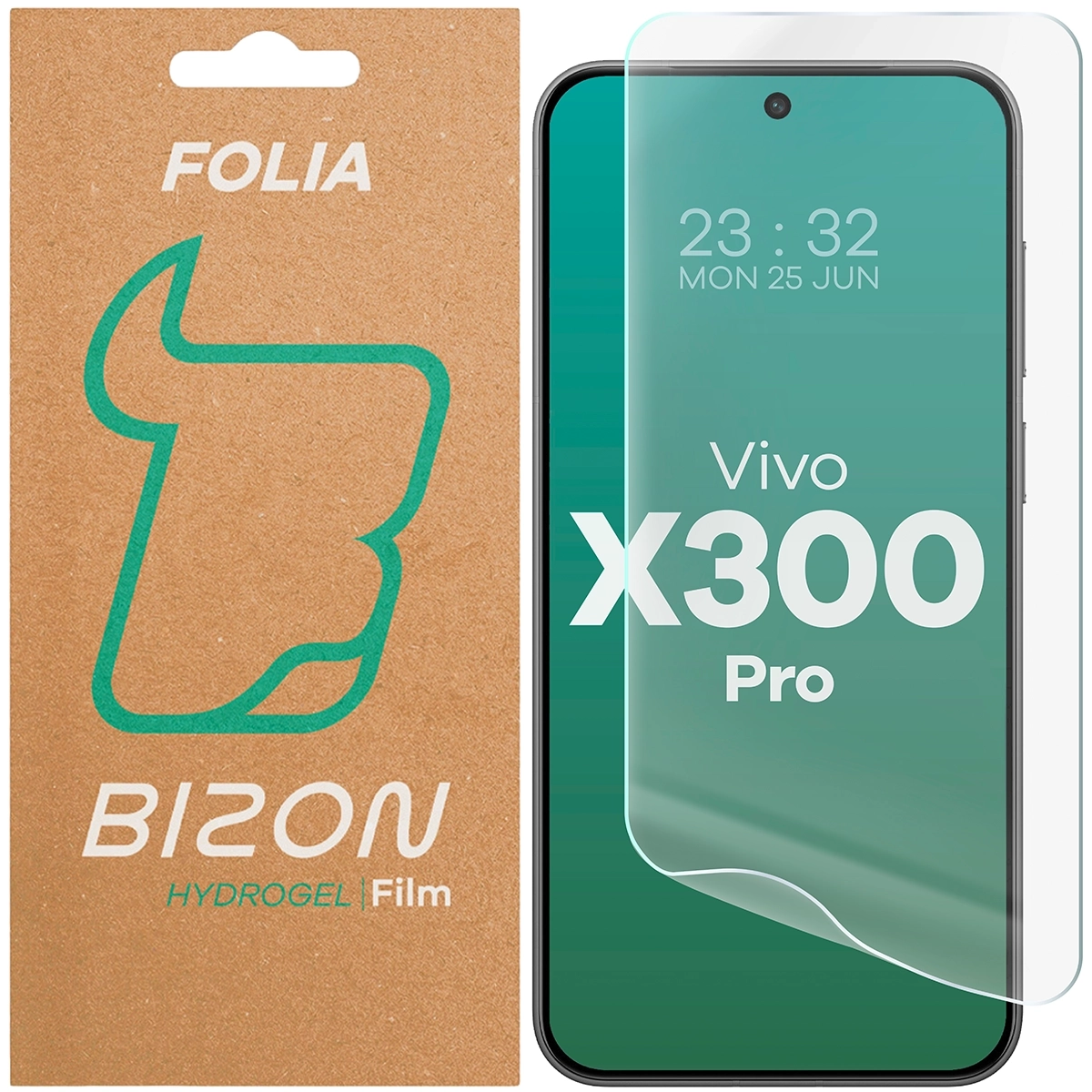 Folia hydrożelowa Bizon na ekran Hydrogel Front do Vivo X300 Pro