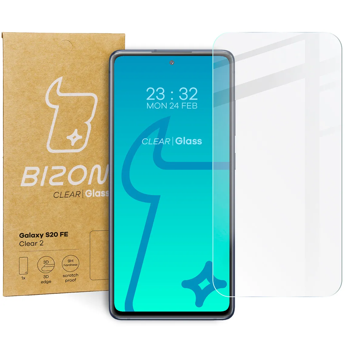 Szkło hartowane Bizon Clear 2 do Samsung Galaxy S20 FE