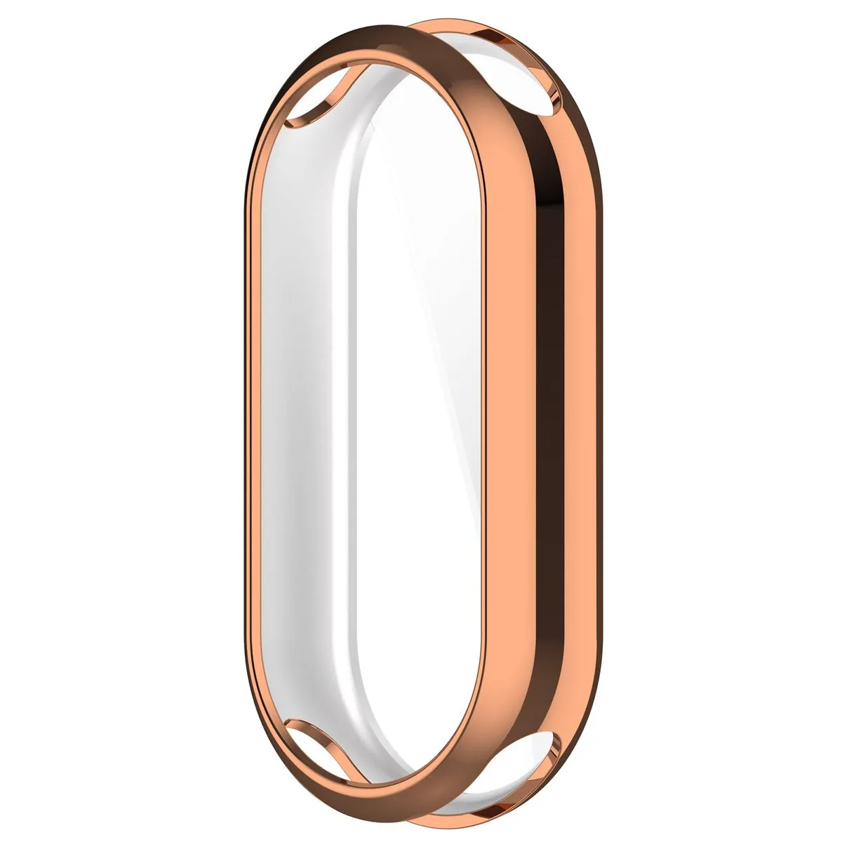 Etui Bizon Case Watch Felipe do Xiaomi Mi Smart Band 9 Różowozłoty