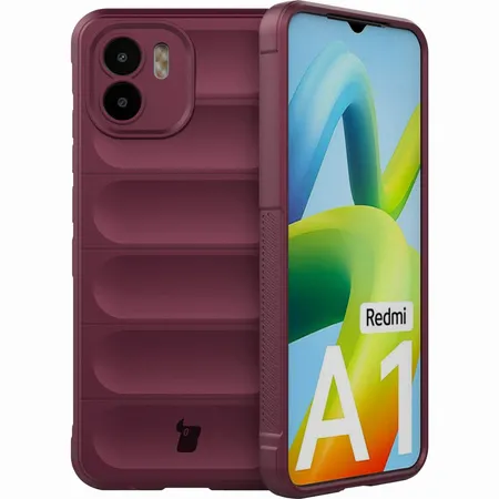 Etui Bizon Tur do Xiaomi Redmi A1 Burgundowy