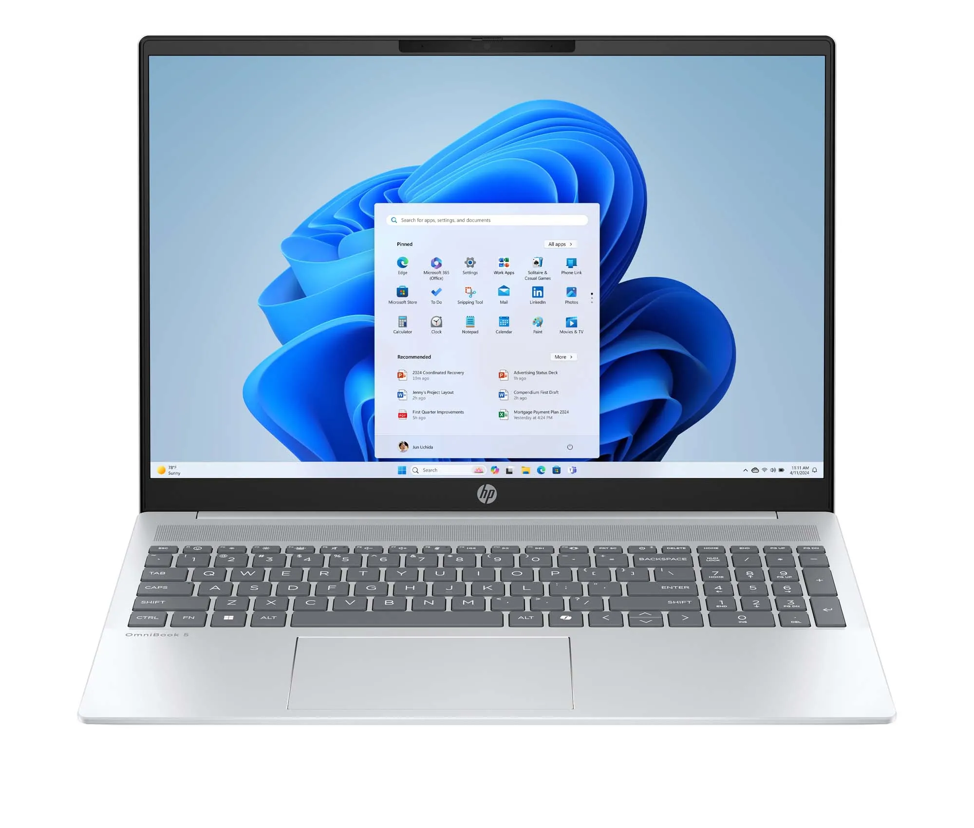 HP OmniBook 5 16-af1219nw OLED 16" Ultra 5 225U 16GB RAM 512GB Dysk SSD Win11 Srebrny Funkcje AI