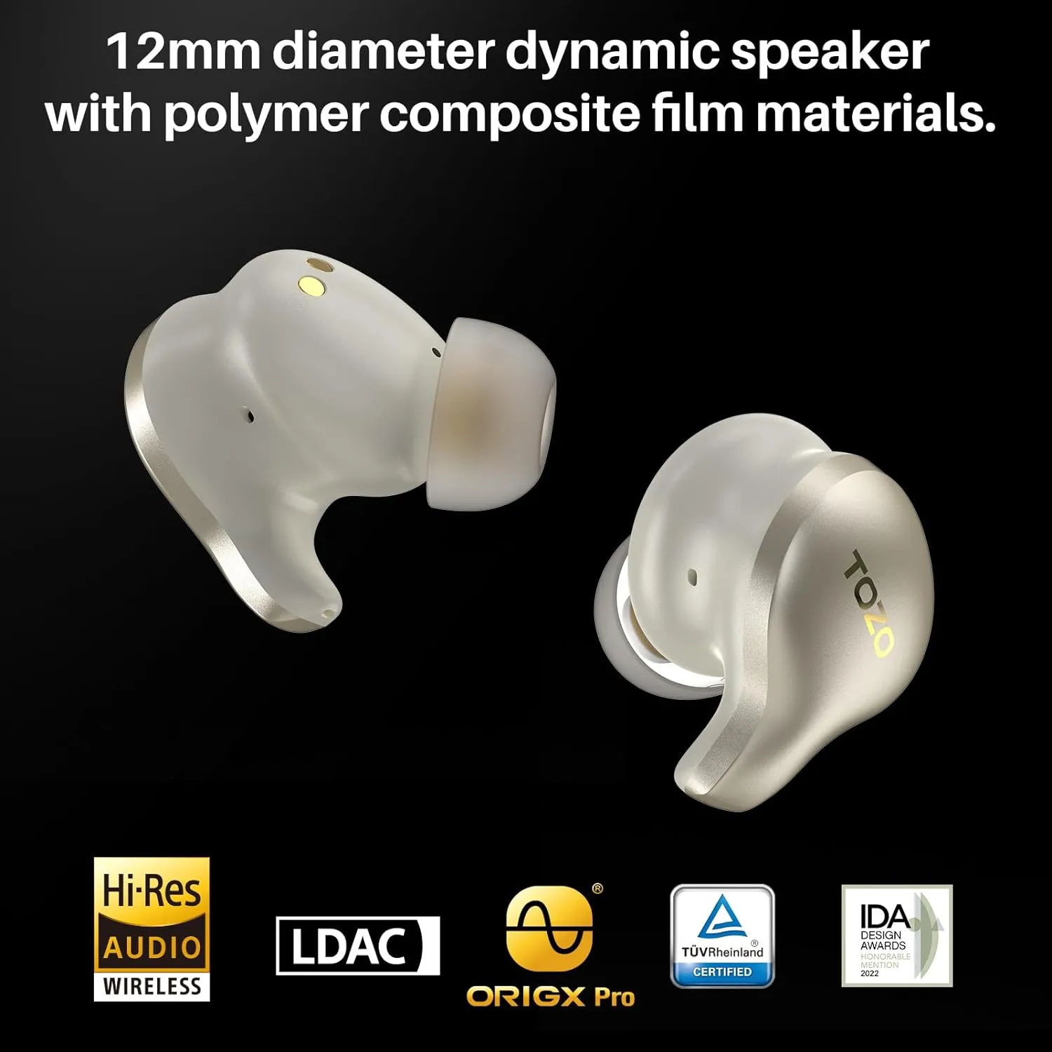 фото Наушники TWS Tozo Golden X1 Champage 1