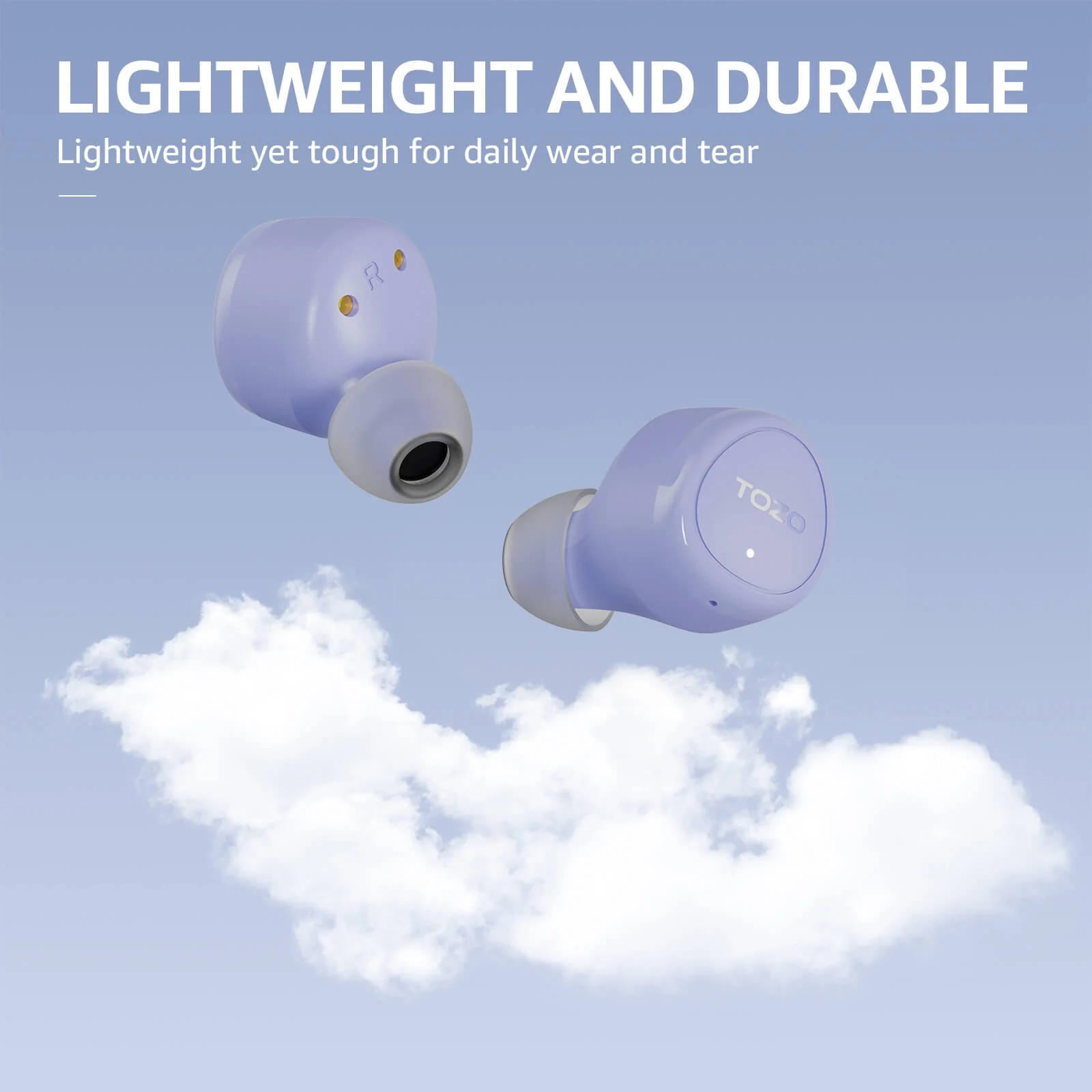 фото Наушники TWS Tozo Agile Solo Purple 1