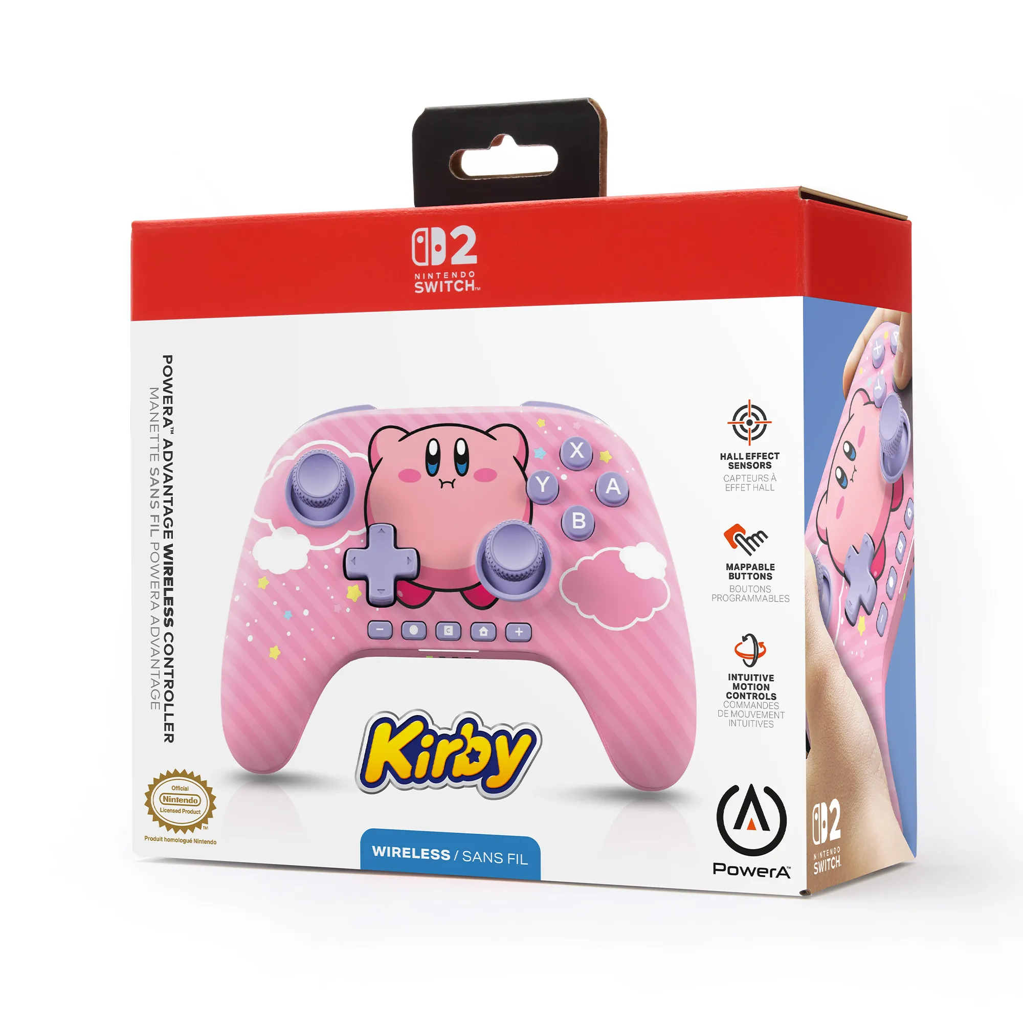 фото Геймпад PowerA Advantage Wireless Controller Kirby Puff (NSGP0547-01) 1