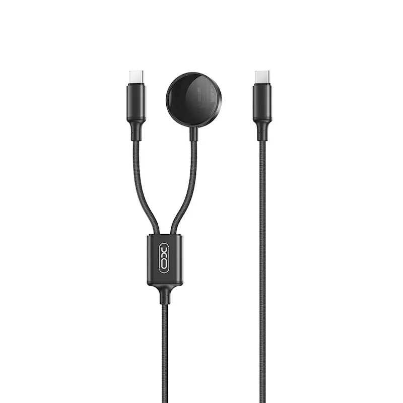 Ładowarka indukcyjna XO CX030 Czarny + Kabel USB-C