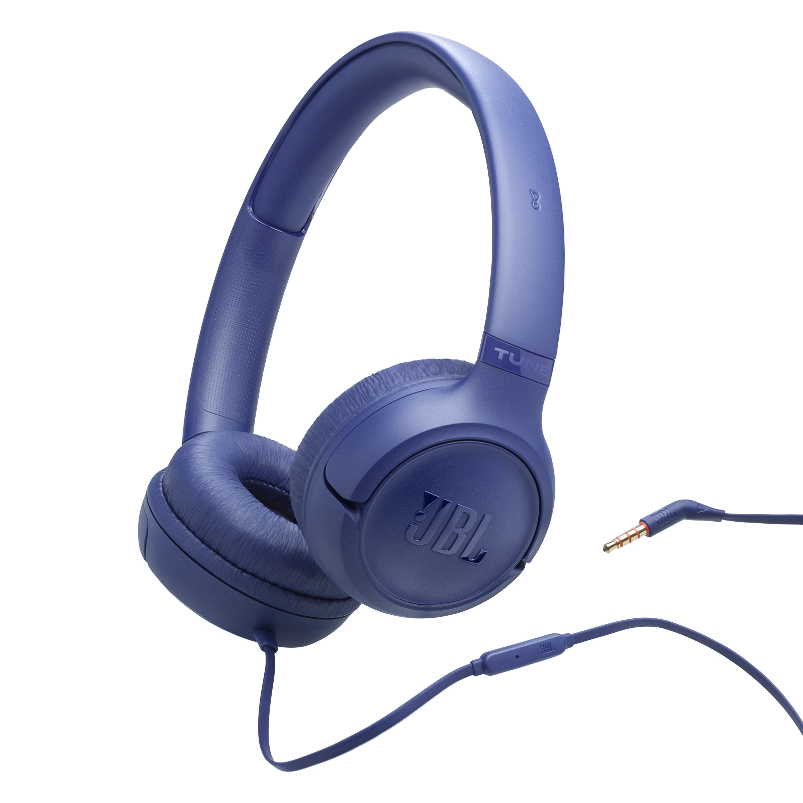 Słuchawki przewodowe JBL Tune 530 Wired Nauszne Mikrofon Niebieski