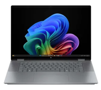 Laptop 2w1 HP OmniBook X Flip AI 16-ar0016nw OLED 16" Ryzen AI 5 340 16GB RAM 1TB Dysk SSD Win11 Srebrny Funkcje AI