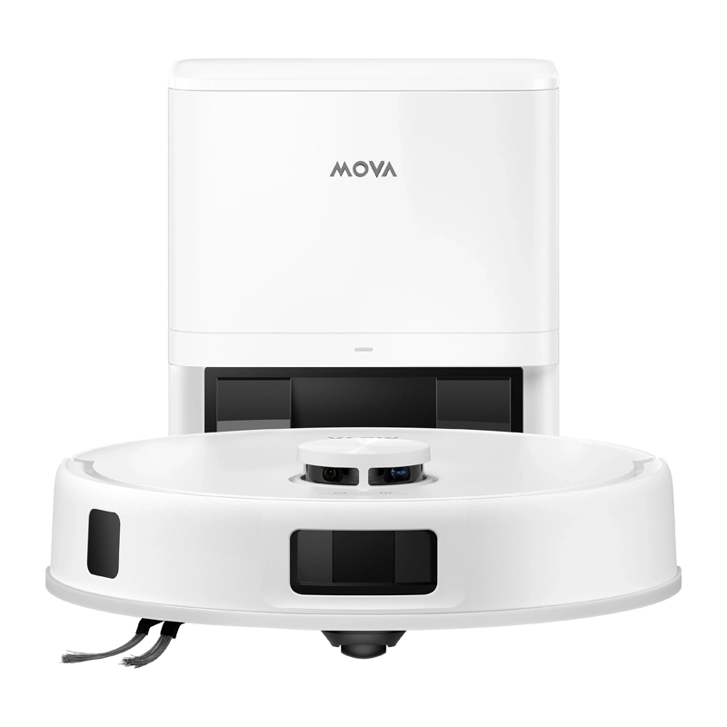 Robot sprzątający Mova E20s Pro Plus Funkcja mopowania Stacja oczyszczająca Tworzenie mapy pomieszczenia Biały