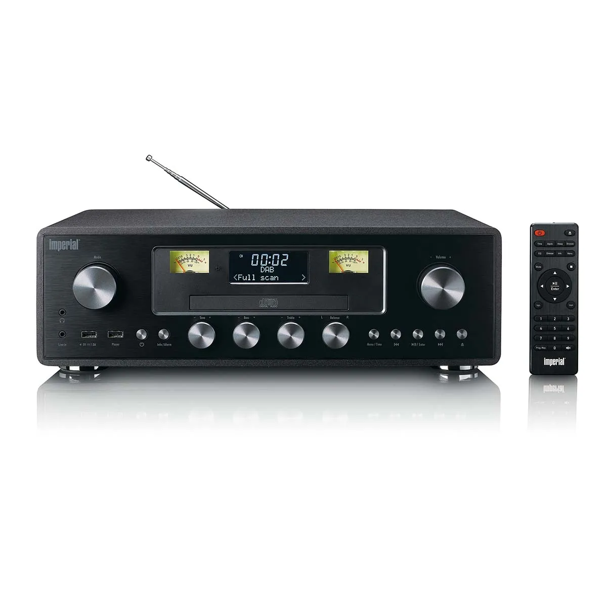 Radioodbiornik Imperial DABMAN 280CDBK Radio FM DAB+ Bluetooth Czarny