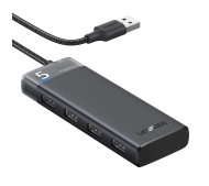 UGREEN CM653 USB-A do 4xUSB-A Czarny