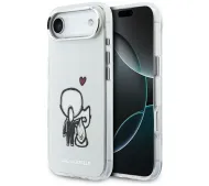 Karl Lagerfeld Karl & Choupette Back MagSafe do iPhone Air Przezroczysty