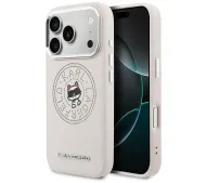 Karl Lagerfeld Point & Choupette Sketch MagSafe do iPhone 17 Pro Max Różowy