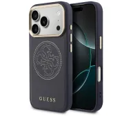 Guess Perforated 4G MagSafe do iPhone 17 Pro Niebieski
