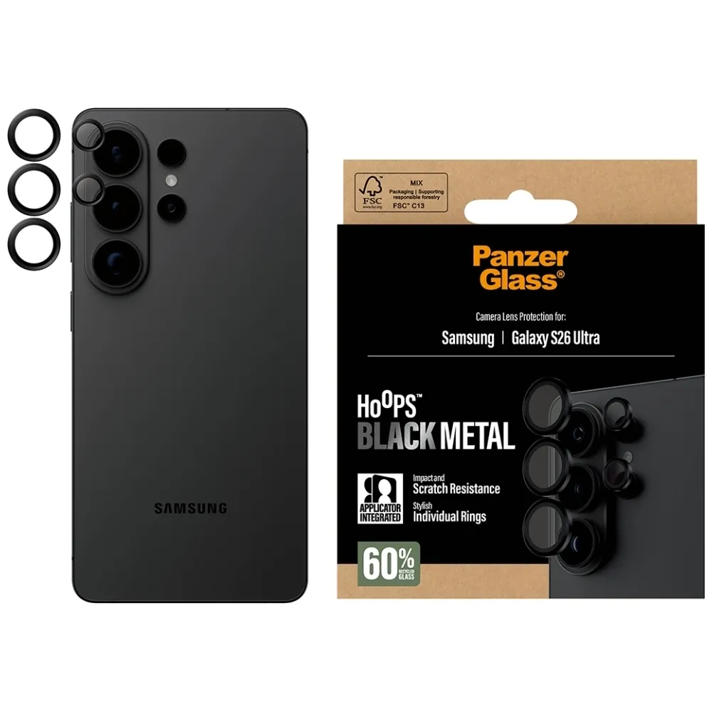 Szkło hartowane PanzerGlass Hoops Lens Protector do Galaxy S26 Ultra