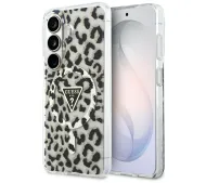 Guess IML Leopard Print Triangle MagSafe do Galaxy S26 Czarny
