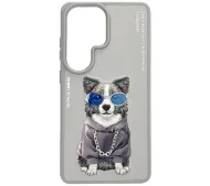 Nimmy Glasses Cool Dog do Galaxy S26 Ultra Szary