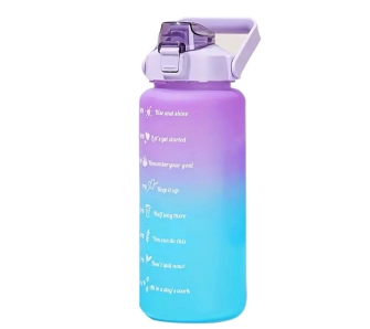 Butelka Extralink Motywacyjna 2l Fioletowo niebieski